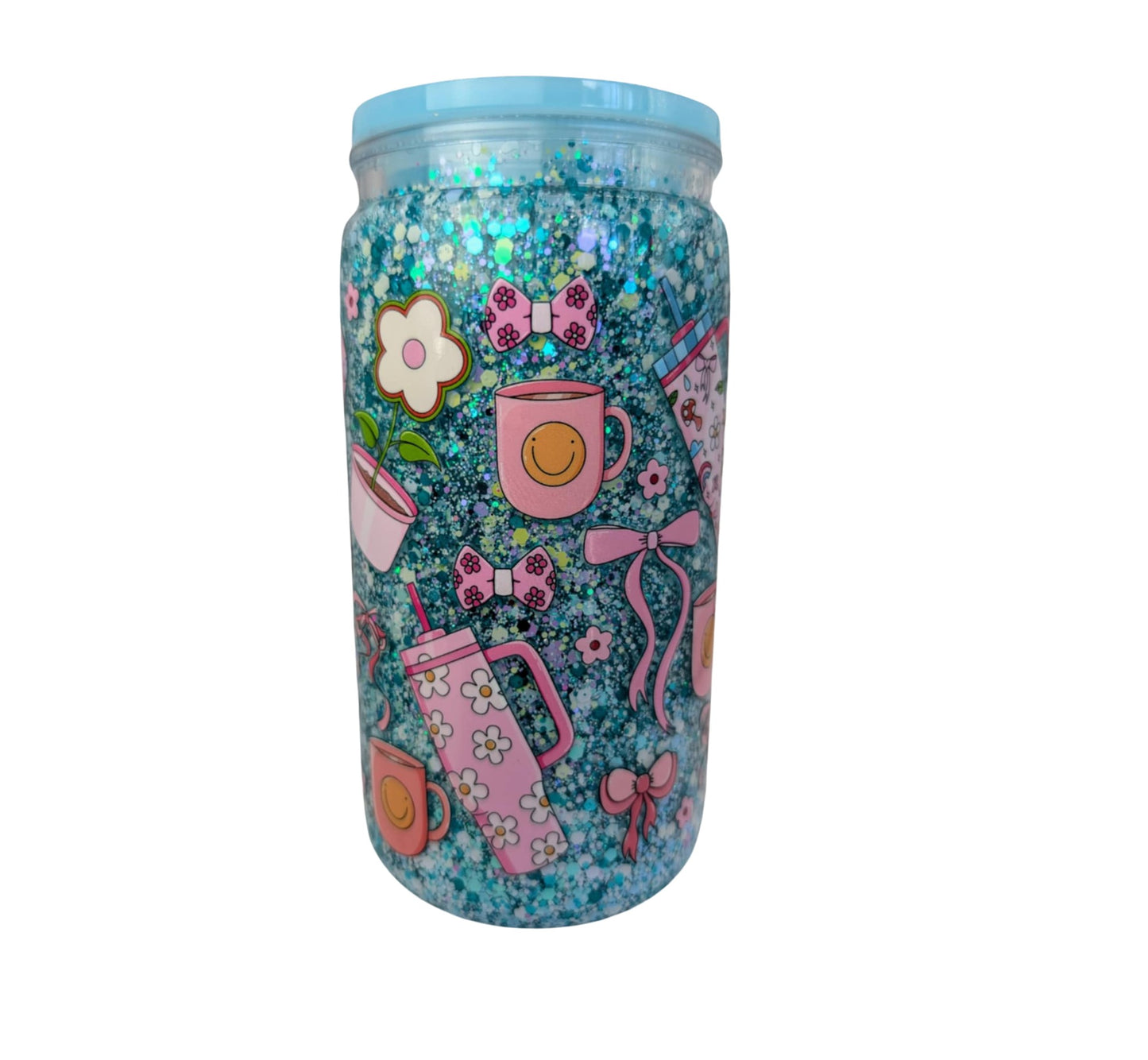 BLUE VIBES SNOWGLOBE TUMBLER
