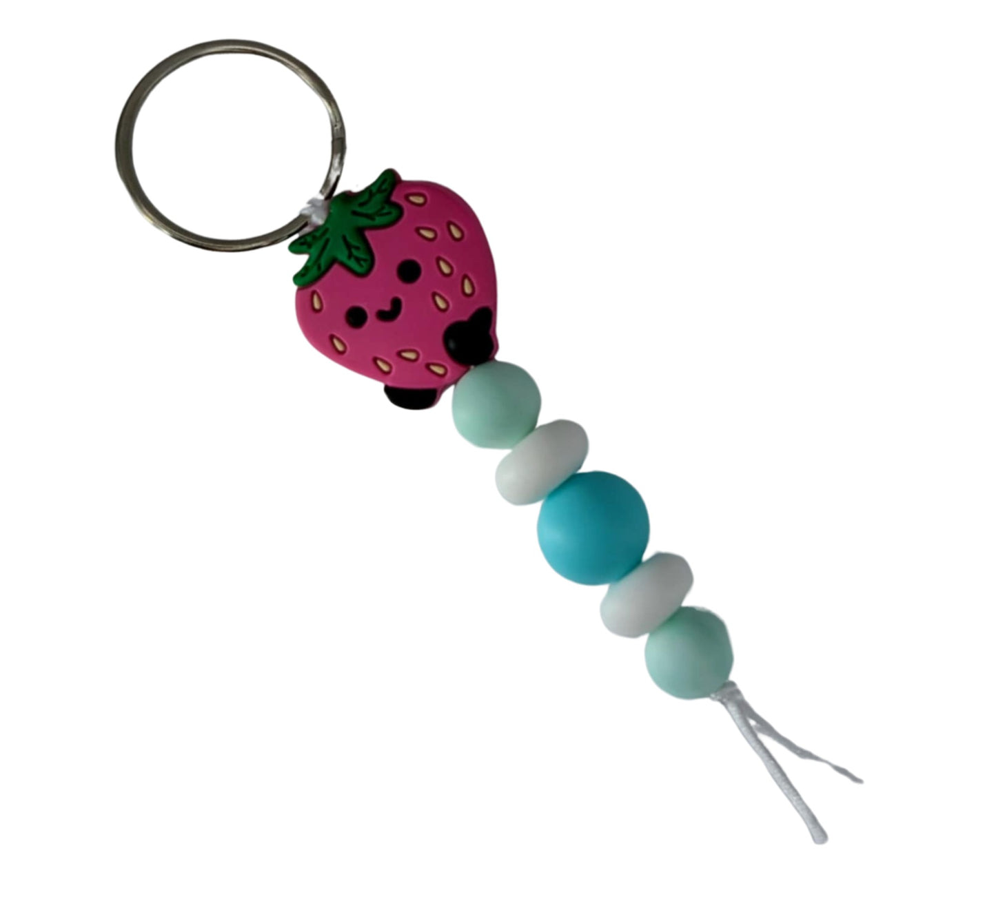 BLUE STRAWBERRY KEYRING