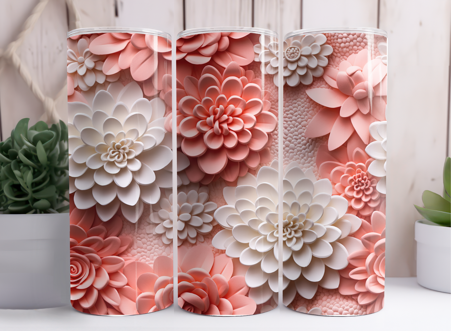 PINK & WHITE FLOWERS