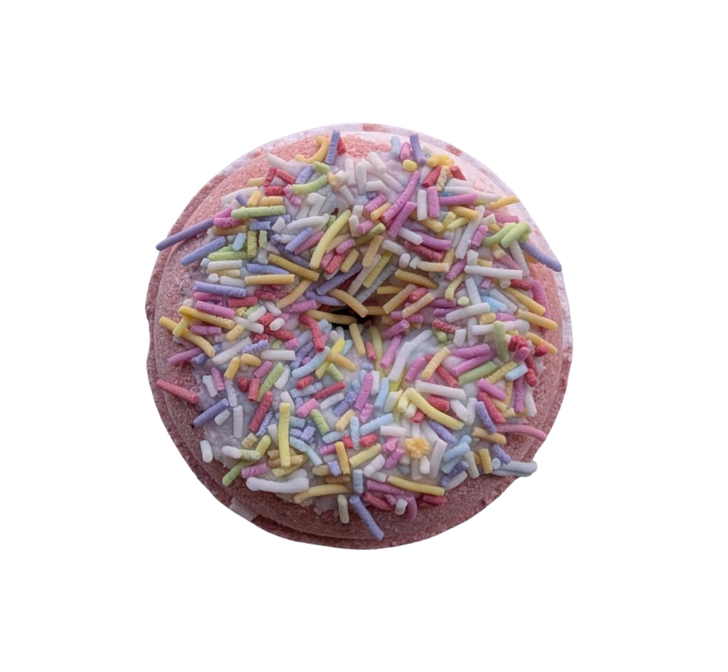 RASPBERRY VANILLA DONUT BATH BOMB