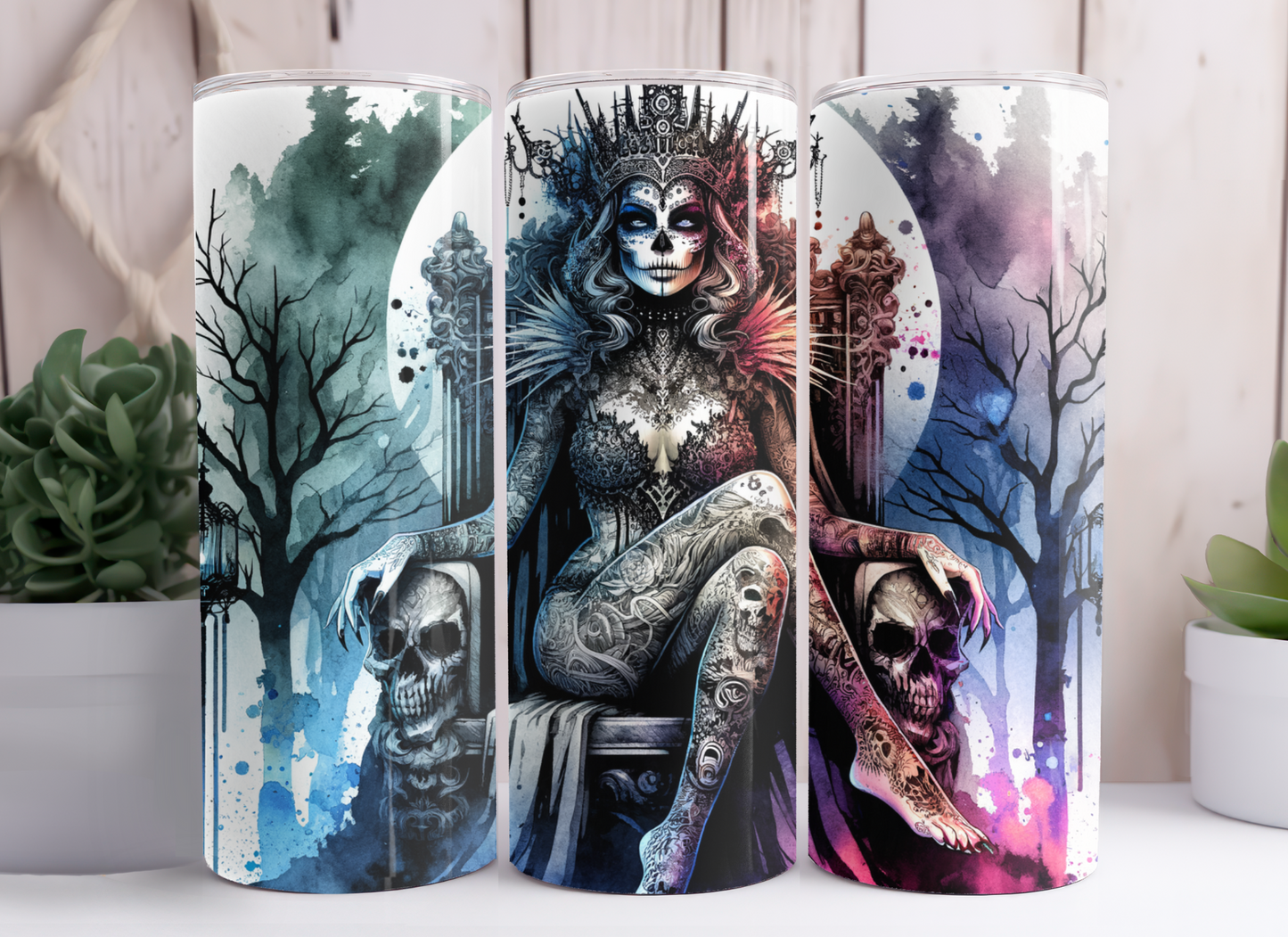 TATTOOED QUEEN TUMBLER