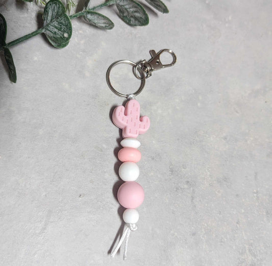 PINK CATCUS KEYRING