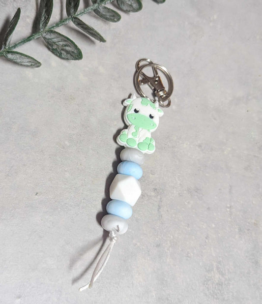 GREEN COW KEYRING