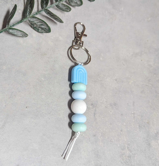 BLUE RAINBOW KEYRING