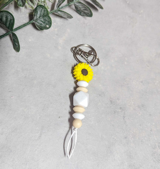 YELLOW SUNFLOWER KEYRING