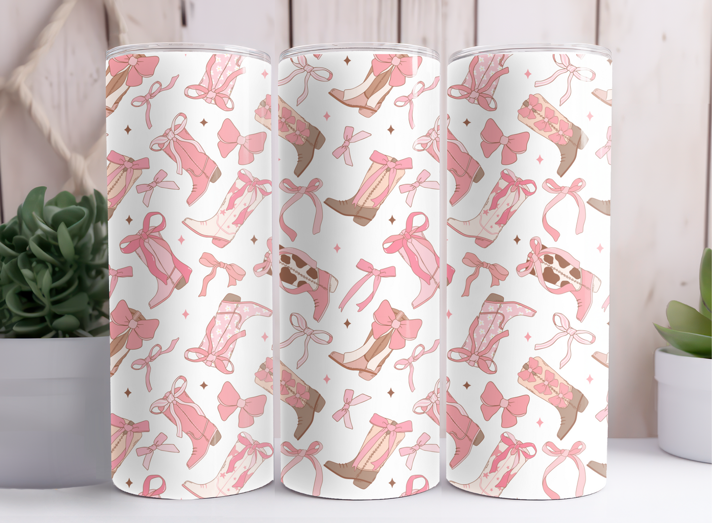 COW BOY BOOTS TUMBLER