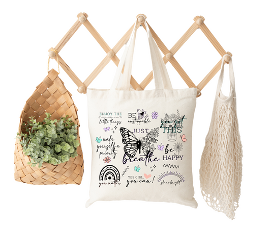 JUST BREATH TOTE BAG