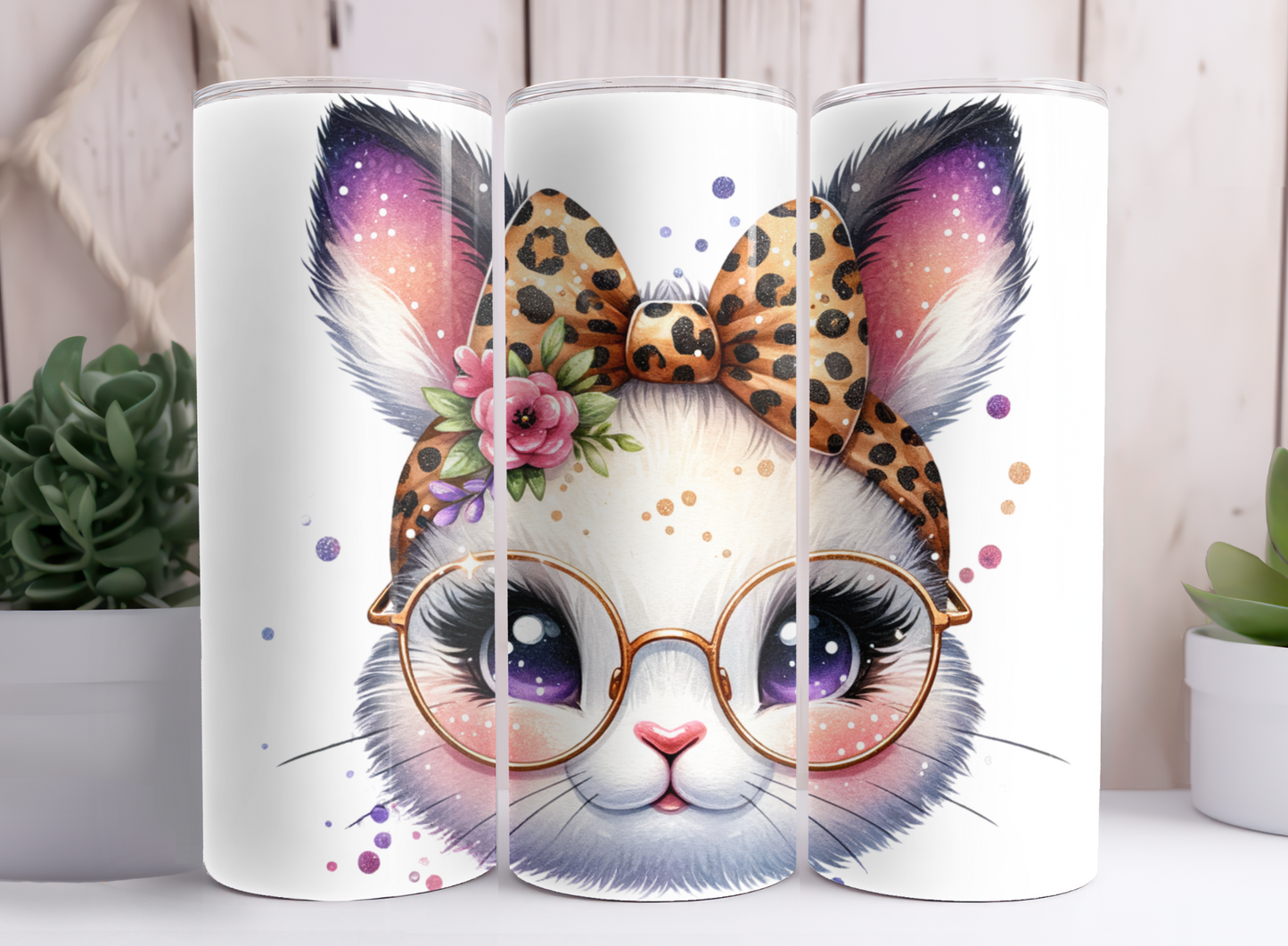 MOUSE WITH GLASSES TUMBLER