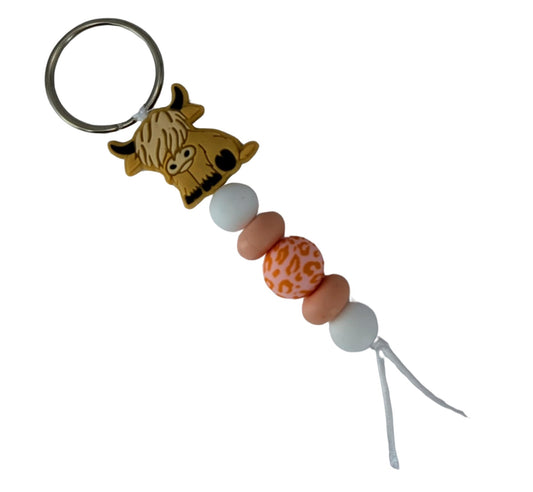 ORANGE COW KEYRING