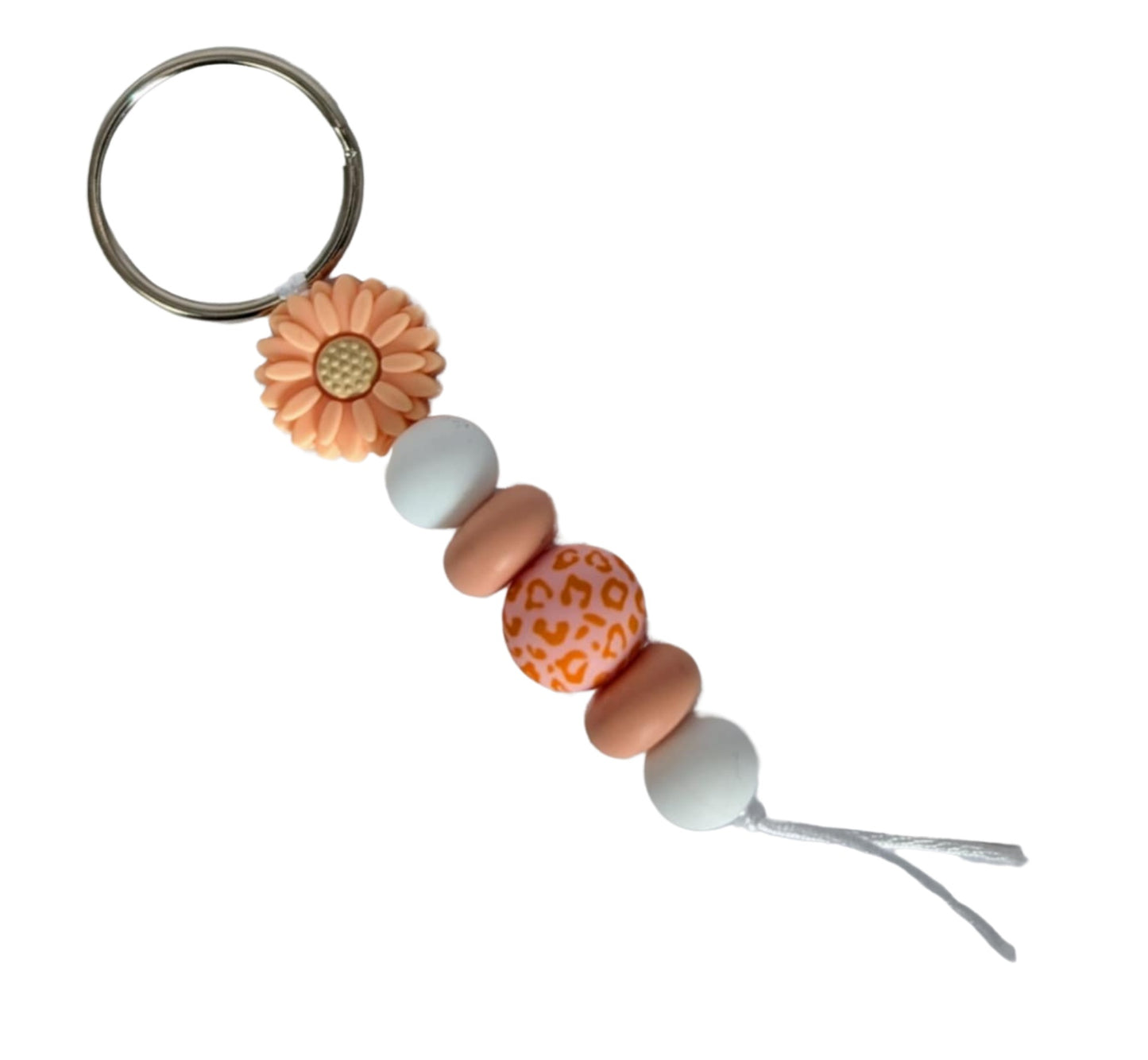 ORANGE FLOWER KEYRING