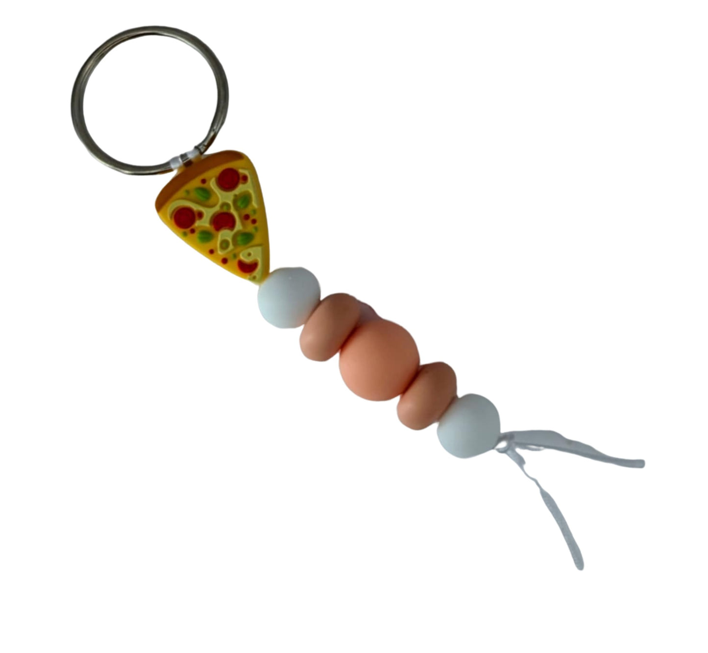 ORANGE PIZZA KEYRING