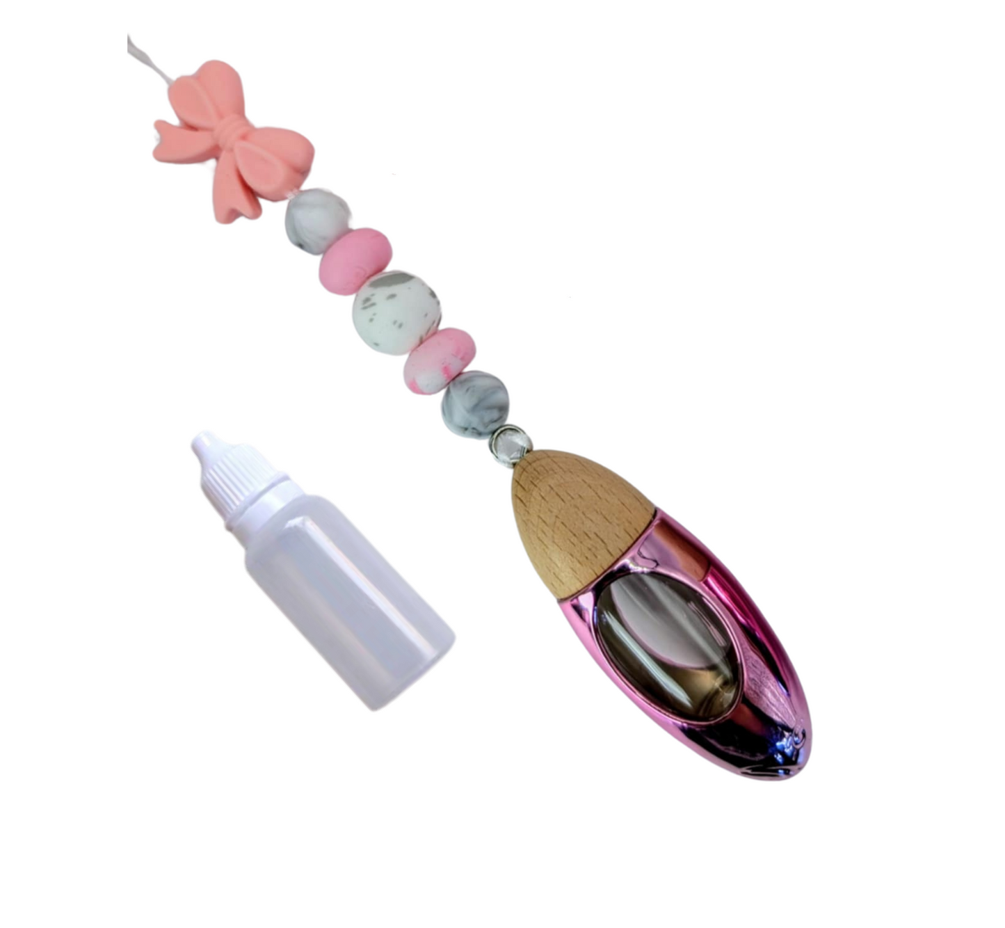 PINK BOW CAR DIFFUSER + REFILL