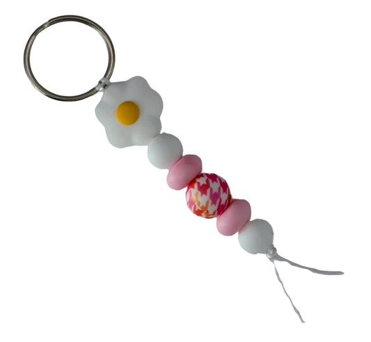 PINK EGG KEYRING