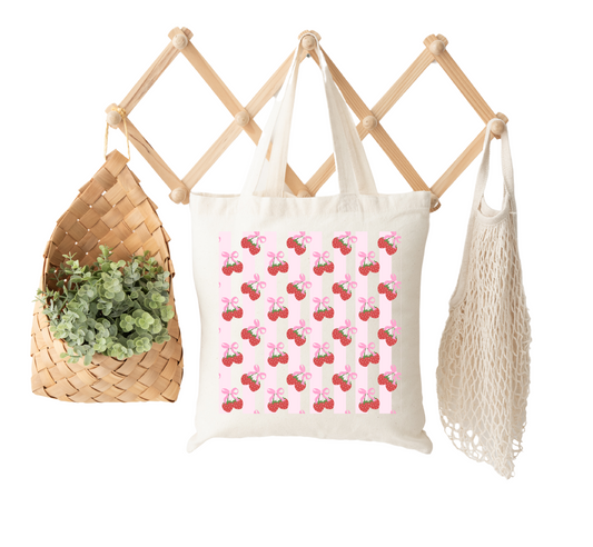 STRAWBERRIES TOTE BAG