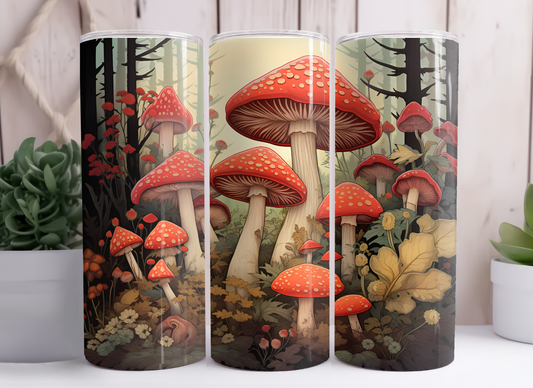 MUSHROOMS TUMBLER