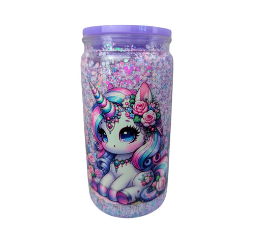 UNICORN SNOWGLOBE TUMBLER