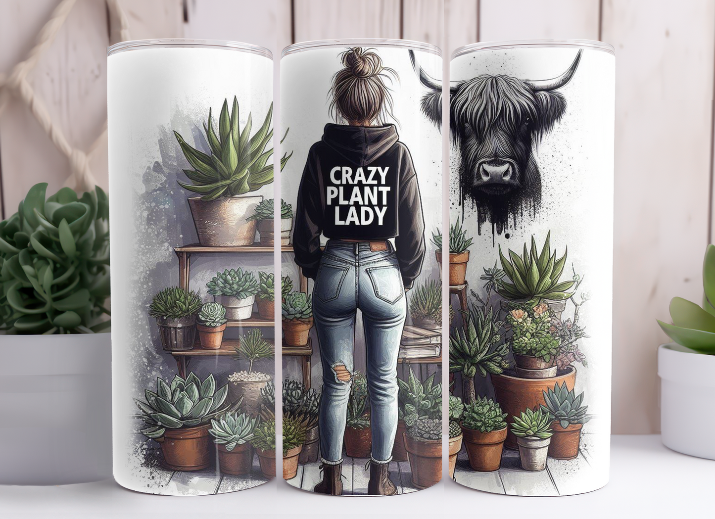 CRAZY PLANT LADY TUMBLER