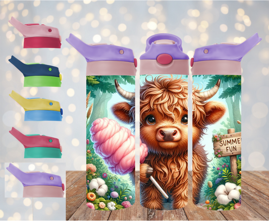 COTTON CANDY COW DRINK BOTTLE