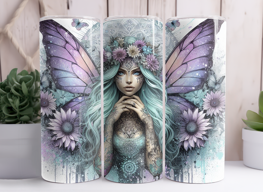 BUTTERFLY LADY TUMBLER