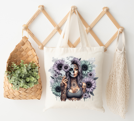 SMOKING BABE TOTE BAG