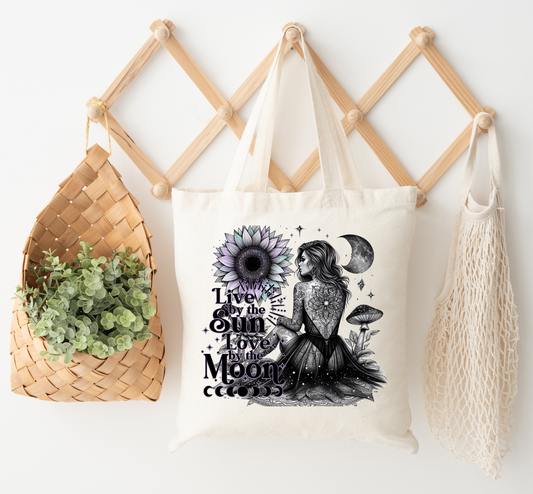 SUN AND MOON TOTE BAG